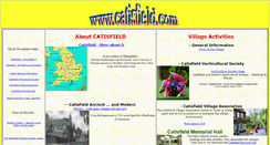 Desktop Screenshot of catisfield.com